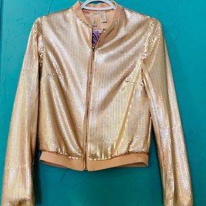 Life is Short - Wear a Sequin Bomber Jacket